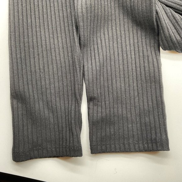 Bar III Women's Long Sleeve Ribbed Bodycon Midi Dress Large Deep Black - Picture 9 of 9